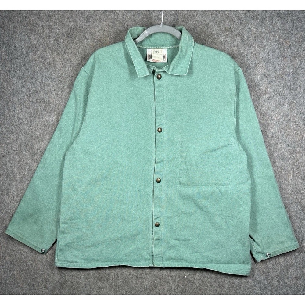 Westex Proban FR-7A Flame Resistant Welding Jacket Green Snap Mens L/XL